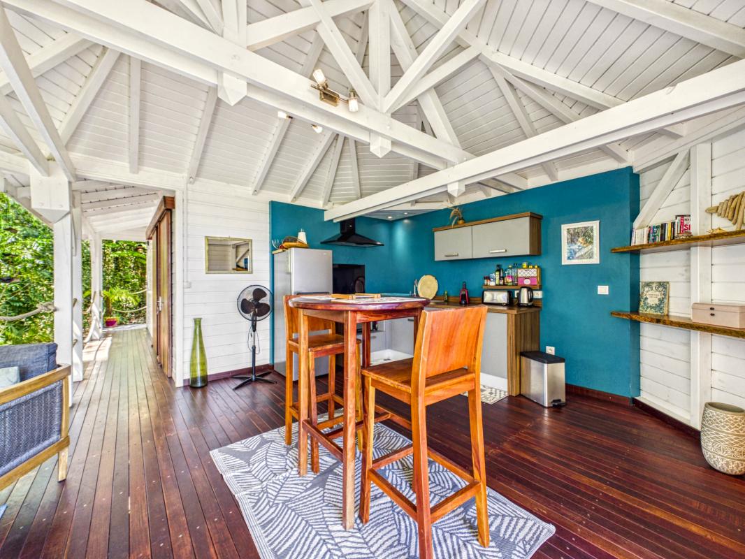 3.Location bungalow avec jacuzzi vue mer Deshaies Guadeloupe